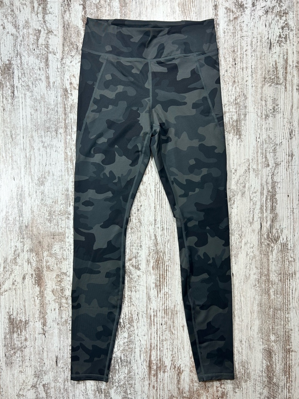 Women’s Polo Ralph Lauren high rise spandex leggings camouflage size small gray